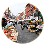  Moore Street market in Dublin