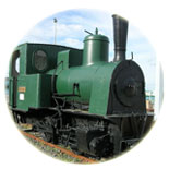 Reykjavk Docks railway display of old steam locomotives