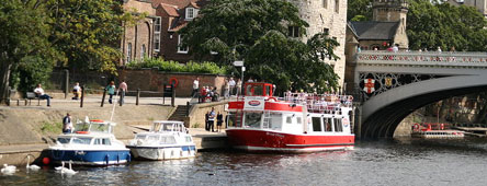 Boats on the River Ouse at York