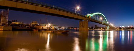  Sava bridge in Belgrade