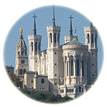  Notre-Dame de Fourvière Basilica in Lyon France