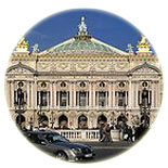  The Opera Garnier in Paris.