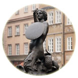  Monument of Warsaw's Syrenka in Warsaw, Poland