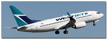 WestJet Airlines flight tickets Online 